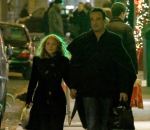 EXCLUSIVE: Mary Kate Olsen and her boyfriend, Olivier Sarkozy are seen arm-in-arm in Paris